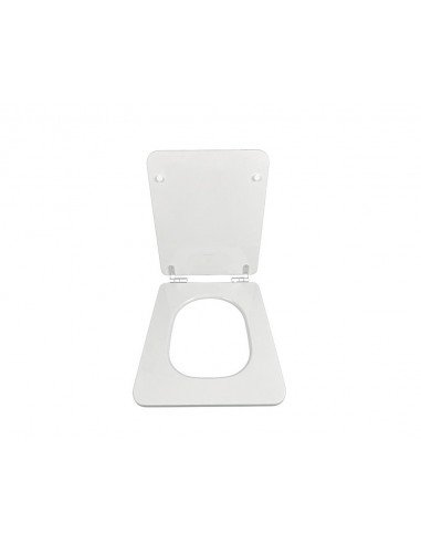 Siège blanc Jacob Delafon Reve E28941-00 avec descente progressive