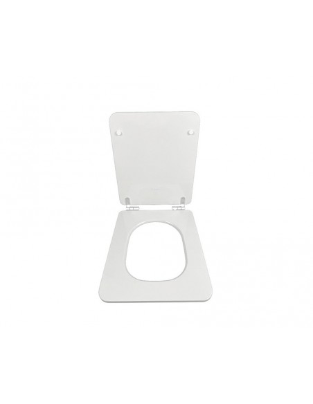 Siège blanc Jacob Delafon Reve E28941-00 avec descente progressive