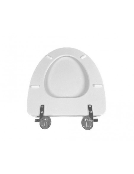 Siège blanc Jacob Delafon Presquille E28940-00 avec descente progressive