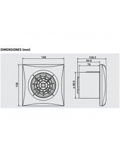 Ventilateur extracteur de bain SILENT-100 CRZ de Soler & Palau 2