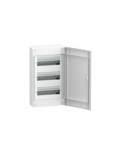 Schneider PrismaSet XS boîtier apparent 18 modules par rangée et porte opaque 2