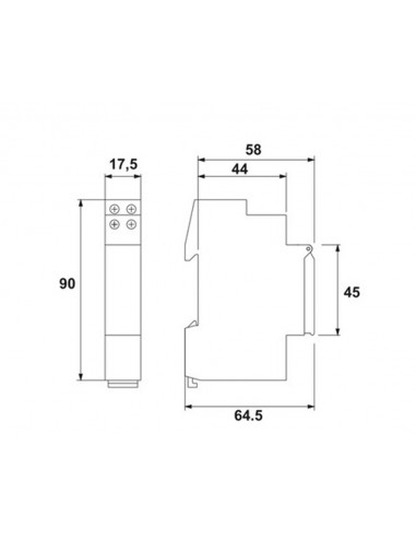 Interrupteur horaire Dinuy avec veille IH-UNI-QT