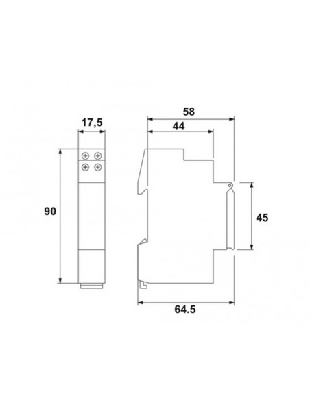 Interrupteur horaire Dinuy avec veille IH-UNI-QT Interrupteur horaire Dinuy avec veille IH-UNI-QT