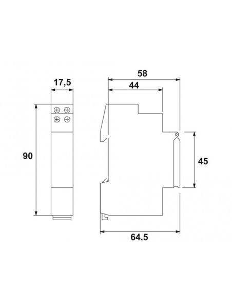 Interrupteur horaire Dinuy san veille IH-UNI-T Interrupteur horaire Dinuy san veille IH-UNI-T