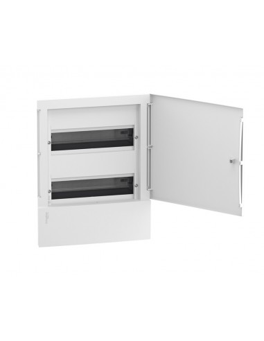 Schneider Mini Pragma MIP20212 Armoire encastrée 2 rangées avec porte 12 modules par rangée