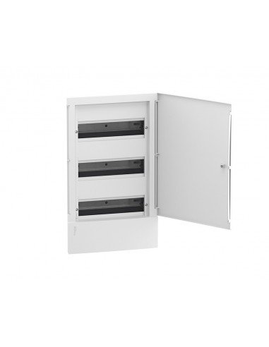 Schneider Mini Pragma MIP20312 Armoire encastrée à 3 rangées de portes 12 modules par rangée