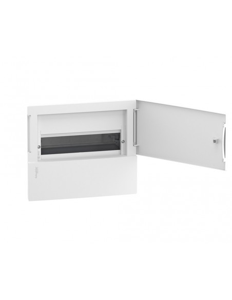 Schneider MIP20112 Mini Pragma Armoire encastrée 12 modules avec porte 1 rangée