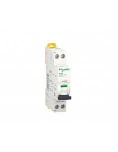 Schneider Acti9 iC40F 1P+N 10A Courbe en C 6kA disjoncteur A9P53610