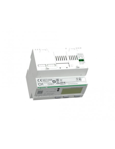 Compteur d'énergie triphasé Schneider 63A avec sortie d'impulsion A9MEM3110