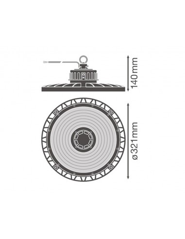 Hotte industrielle Led HIGH BAY GEN3 6500K 110DEG Ledvance
