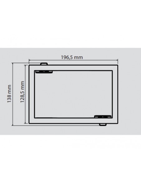 Legrand URA NEXT 660190 cadre encastré de secours