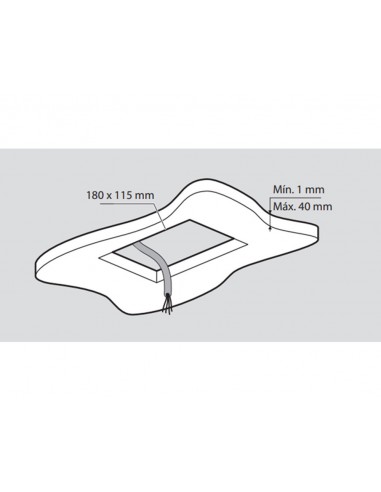 Legrand URA NEXT 660190 cadre encastré de secours
