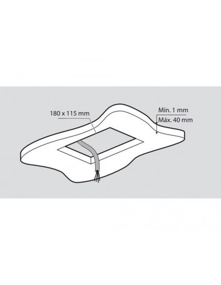 Legrand URA NEXT 660190 cadre encastré de secours