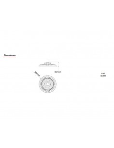 Hotte industrielle Led dimmable Roblan ASTRO V5 2