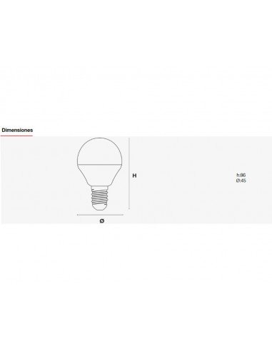 Ampoule LED sphérique 7.5W 3000K SKYA1508CE14 de ROBLAN
