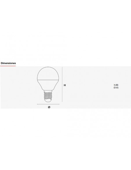 Ampoule LED sphérique 7.5W 3000K SKYA1508CE14 de ROBLAN