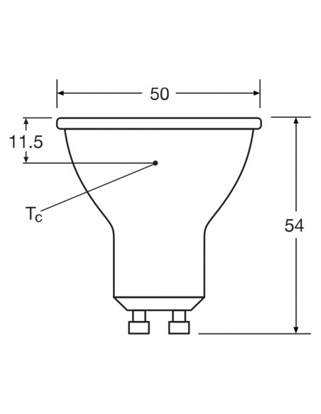 Led VALUE PAR16 60º 6.9W 3000K Ledvance ampoule dichroïque Led VALUE PAR16 60º 6.9W 3000K Ledvance ampoule dichroïque