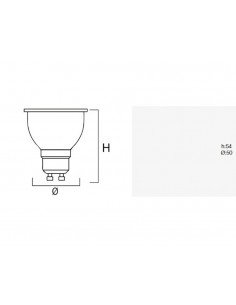 Ampoule dichroïque Led 60º Roblan 2