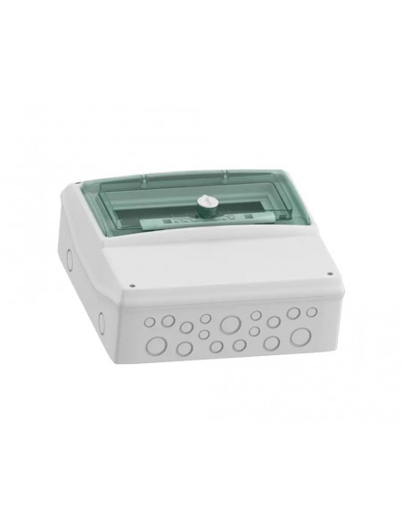 Armoire en saillie Schneider pour 12 modules 1 rangée avec porte transparente 13191 Schneider Cofret Kaedra