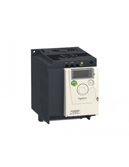 Variateur de vitesse Altivar 12 1,5Kw 200...240V avec dissipateur Schneider ATV12HU15M Variateur de vitesse Altivar 12 1,5Kw 200...240V avec dissipateur Schneider ATV12HU15M