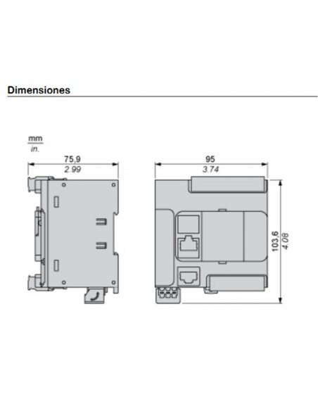Schneider TM221CE16T compact M221 16 EN PNP transistor Ethernet controller Schneider TM221CE16T compact M221 16 EN PNP transistor Ethernet controller