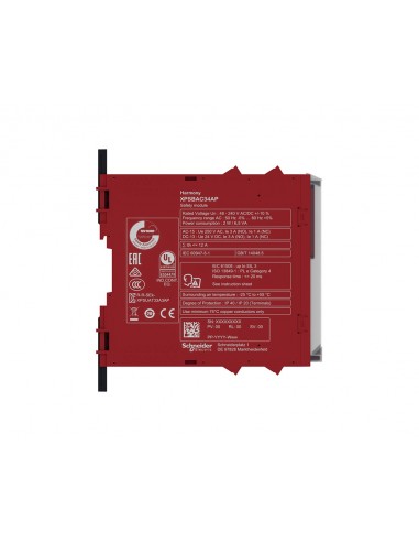 Module de sécurité catégorie 3 48-240V à vis XPSBAC34AP de Schneider