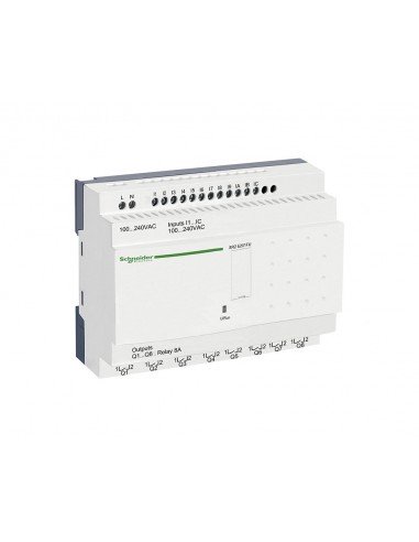 Schneider Zelio Logic 20 compact relais programmable en 100...240V AC SR2E201FU