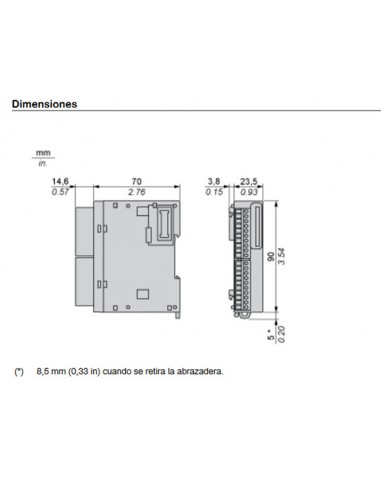 Schneider TM3DQ16R Module 16 sorties relais