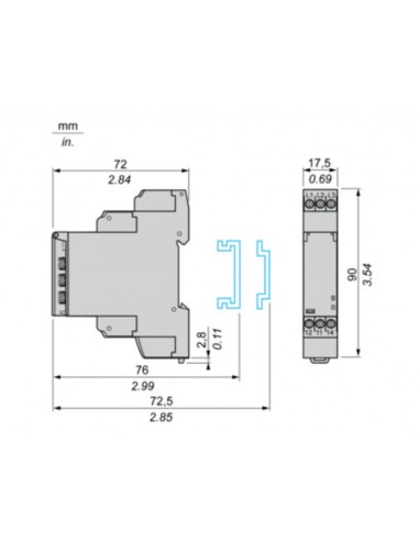 Minuteur multifonction 24VDC - 24...230VAC Schneider RE17RMMU