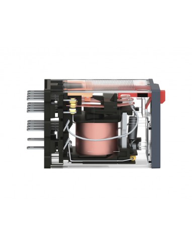 Schneider relais miniature enfichable 6A 4NANC Led 24VAC RXM4AB2B7