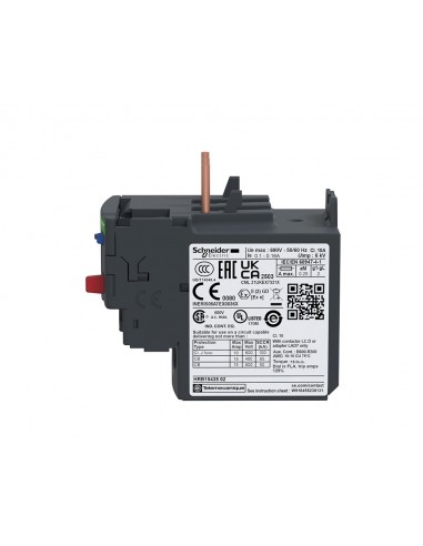 Relais de surcharge thermique Schneider 5,5...8A classe 10A LRD12