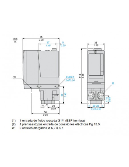 Schneider XMLA160D2S11 Pressostat fixe 160 Bar