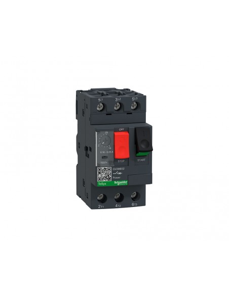 Disjoncteur Schneider pour la protection des moteurs 0,16/0,25A GV2ME02 Disjoncteur Schneider pour la protection des moteurs 0,16/0,25A GV2ME02
