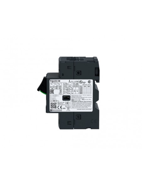 Disjoncteur Schneider pour la protection des moteurs 0,16/0,25A GV2ME02 Disjoncteur Schneider pour la protection des moteurs 0,16/0,25A GV2ME02