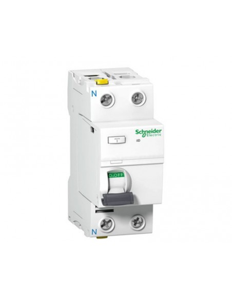 Schneider Resi9 2P 40A 30mA F-SI R9R71240 disjoncteur différentiel super-immunisé R9R71240 - Inhogar