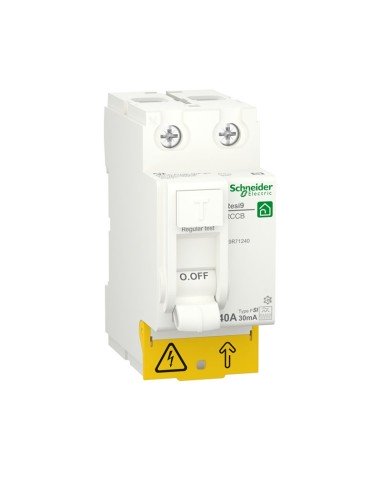Schneider  R9R71240 RESI9 ID 2P 40A 30MA F-SI disjoncteur différentiel super-immunisé
