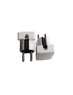 Enchufe macho blanco con toma lateral toma lateral 1400-B de Coma 2