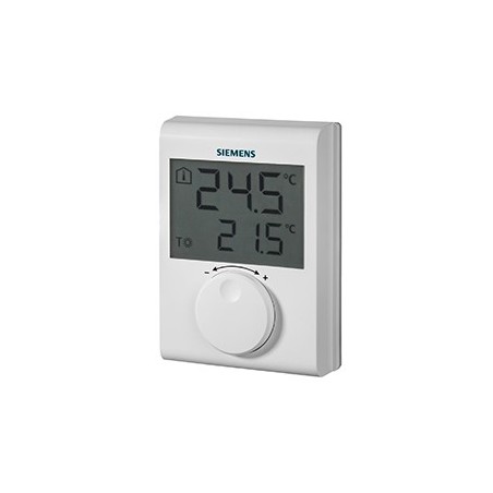 Termostato ambiente digital RDH100 de Siemens