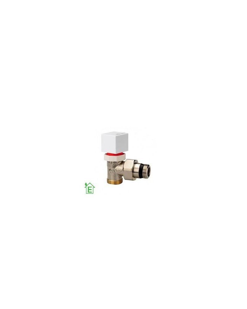 Llave escuadra de 1/2"termostatizable para radiador con bicono de Orkli