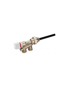 Llave monotubo termostatizable de 1/2"para radiador con biconos de Orkli 2