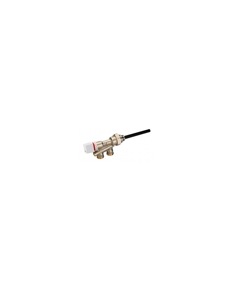 Llave monotubo termostatizable de 1/2"para radiador con biconos de Orkli