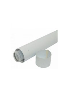 Tubo prolongación 60/100 X 1mt. para calderas de condensación de Vaillant 2