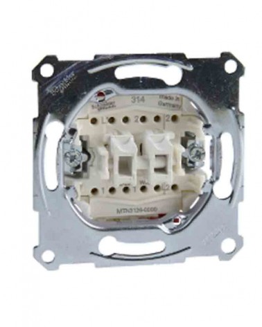 Mecanismo doble conmutador 10A MTN3126-0000 de Schneider 2