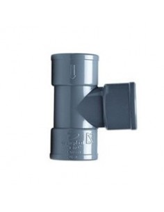 Crearplast Femelle Femelle Femelle Greffe en PVC gris 32 - à 87º. - Inhogar
