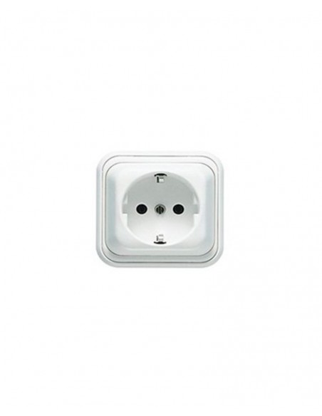 Base de enchufe schuko de superficie1588 de Niessen Base de enchufe schuko de superficie1588 de Niessen