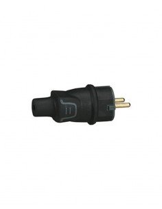 Enchufe macho de caucho profesional negro 050342 de Legrand 2