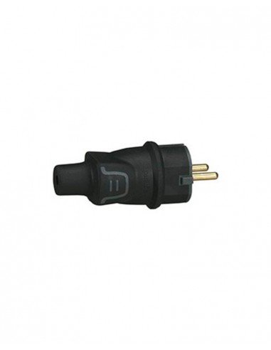 Enchufe macho de caucho profesional negro 050342 de Legrand