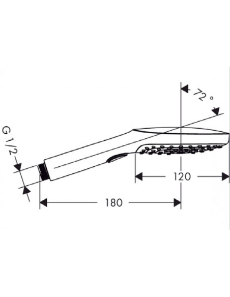 Hansgrohe Raindance Select E120 douchette 26520000
