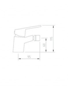 Grifo de bidé  C1 99676 de CABEL ONE 2