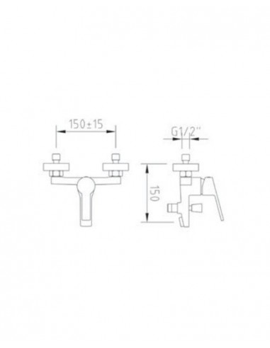 Grifo de bañera C1 99677 de CABEL ONE